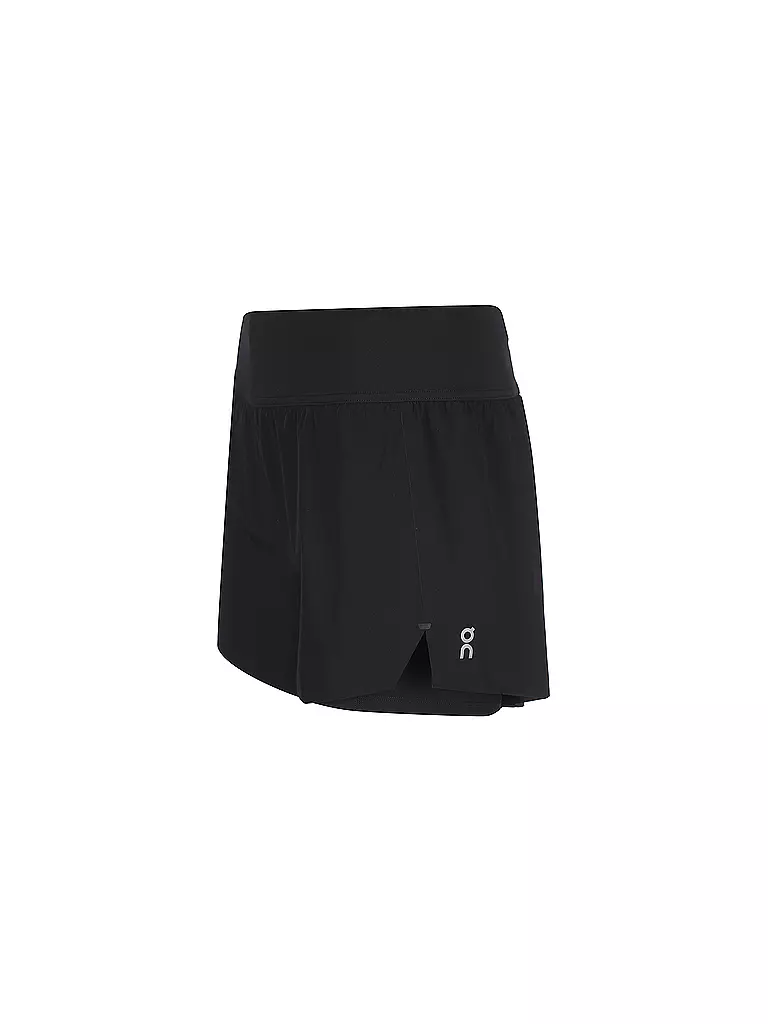 ON | Damen 2in1 Laufshort Running | schwarz