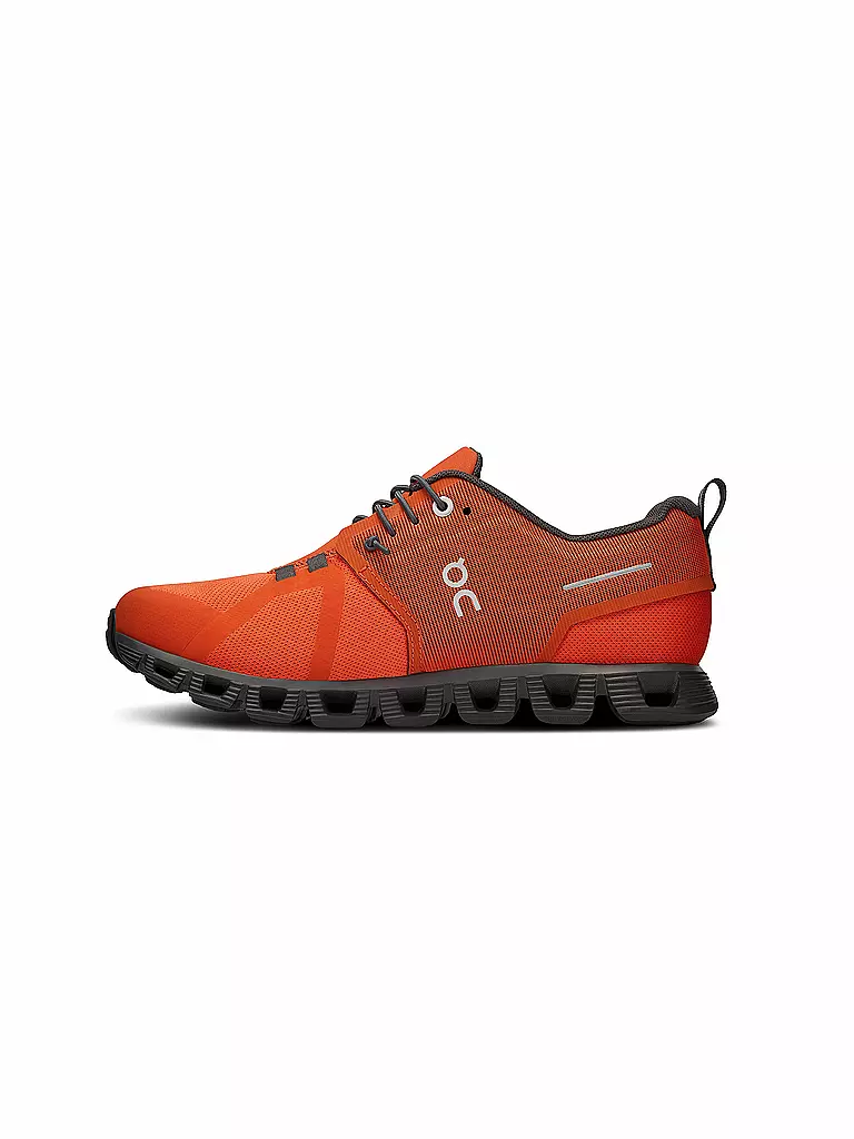 ON | Damen Freizeitschuhe Cloud 5 Waterproof FLAME ECLIPSE | orange