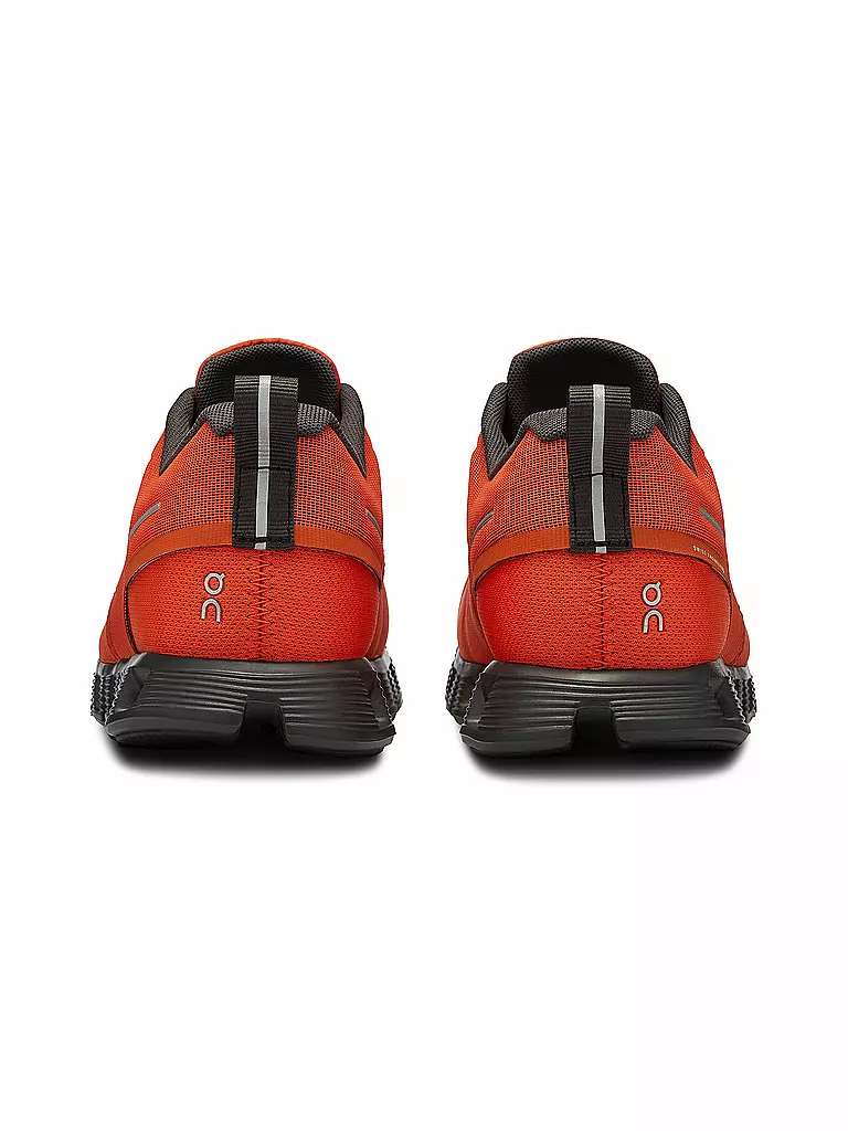 ON | Damen Freizeitschuhe Cloud 5 Waterproof FLAME ECLIPSE | orange