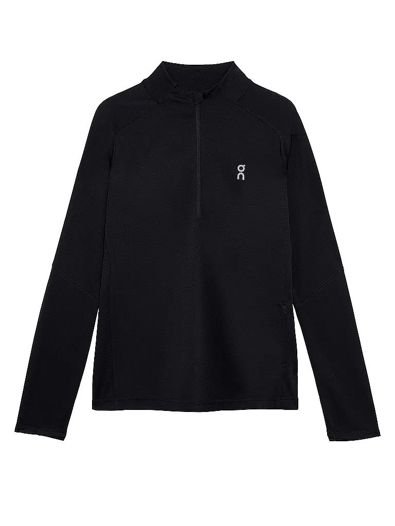 ON | Damen Funktions Zipshirt Climate | schwarz