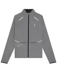 ON | Damen Laufjacke Weather Lumos | grau