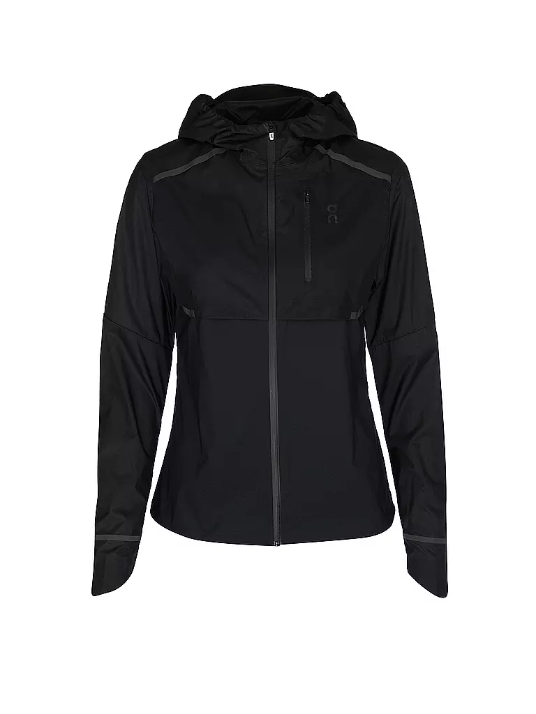 ON | Damen Laufjacke Weather | schwarz