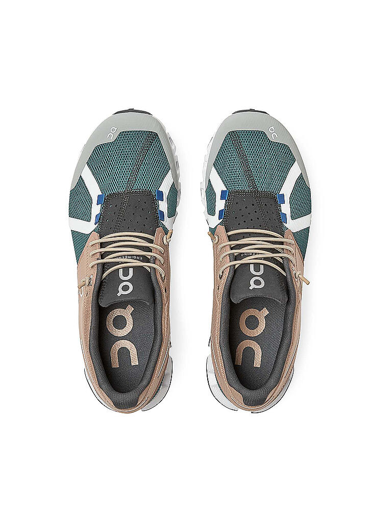 ON | Damen Laufschuh Cloud 70|30 MOCHA EVERGREEN | braun