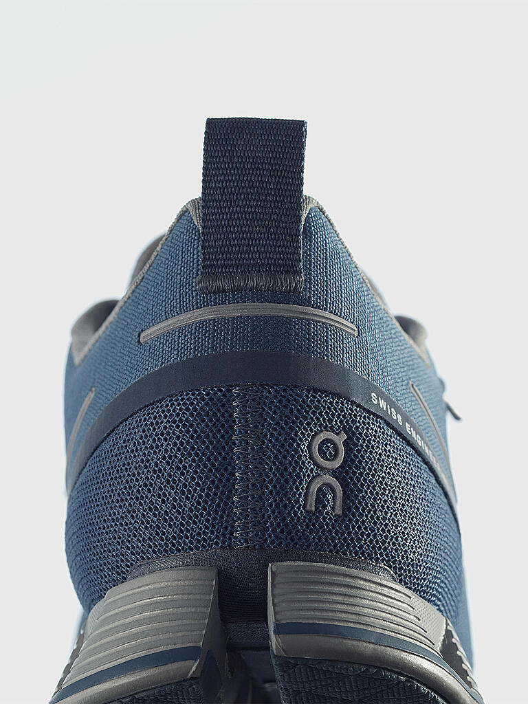 ON | Damen Laufschuh The Cloud Waterproof STORM LUNAR | blau