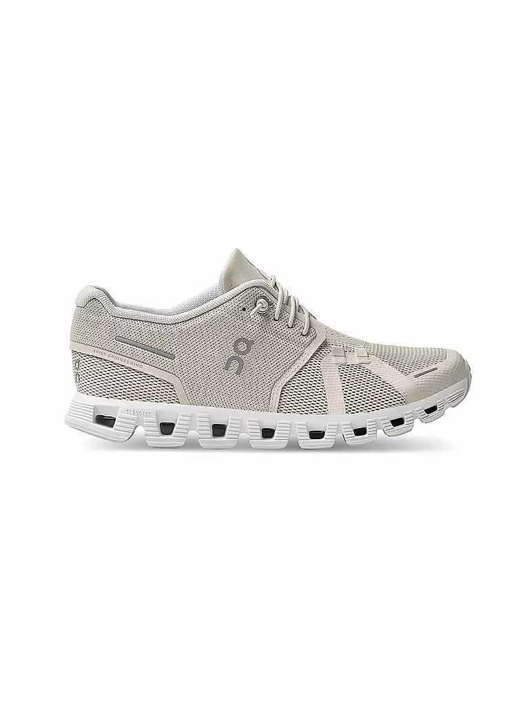 ON | Damen Laufschuhe Cloud 5 PEARL / WHITE | beige