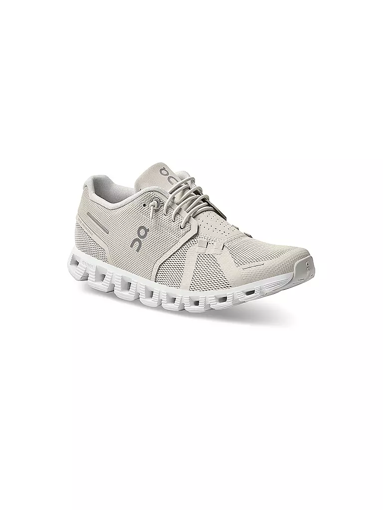 ON | Damen Laufschuhe Cloud 5 PEARL / WHITE | beige