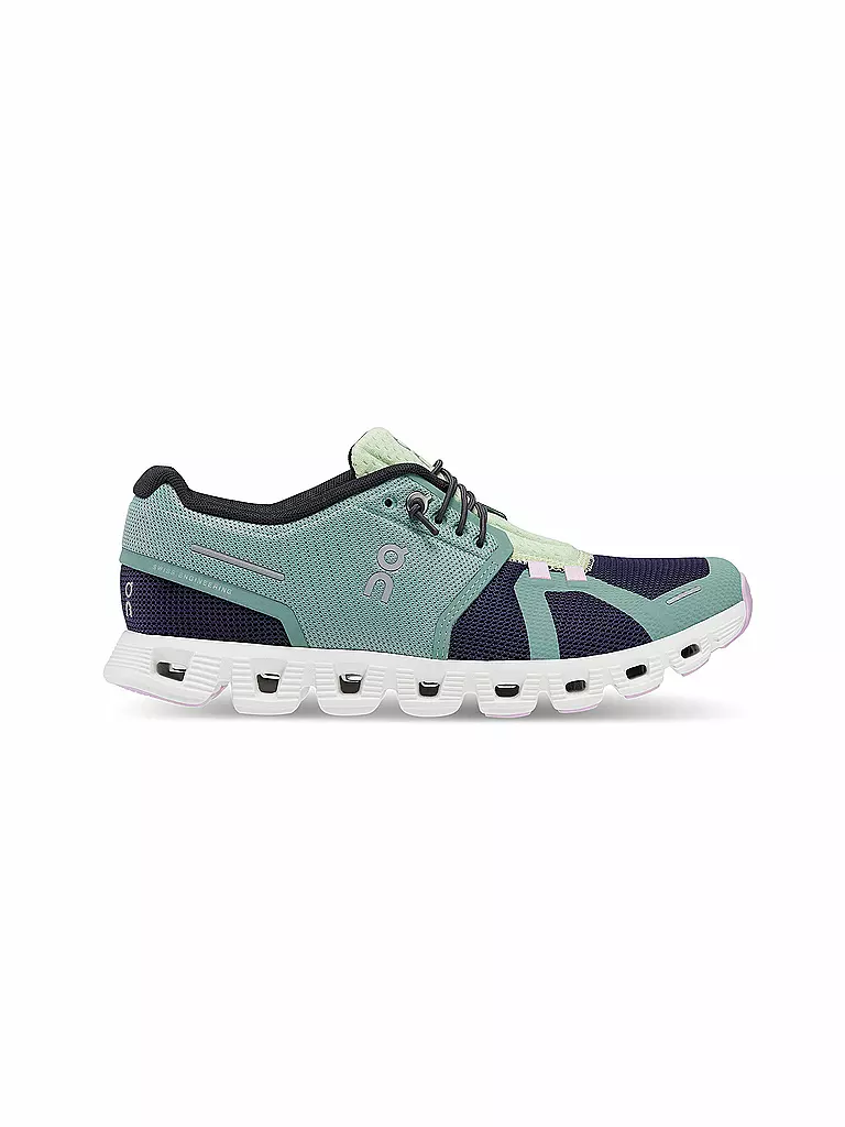 ON | Damen Laufschuhe Cloud 5 Push COBBLE FLINT | grün