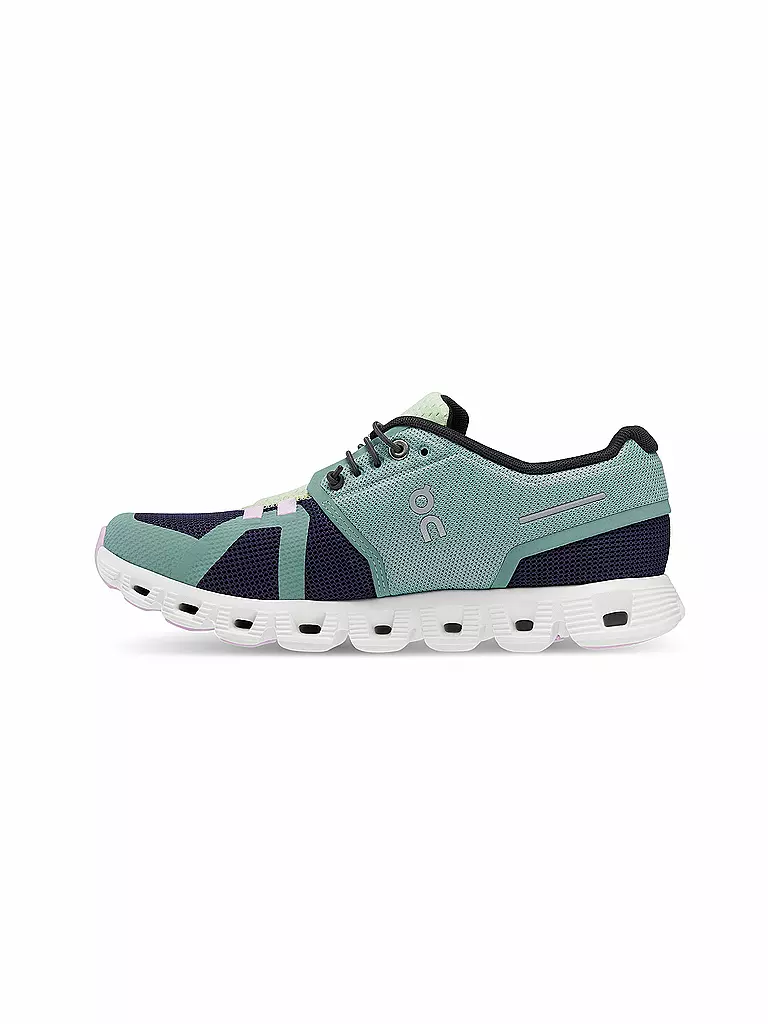 ON | Damen Laufschuhe Cloud 5 Push COBBLE FLINT | grün