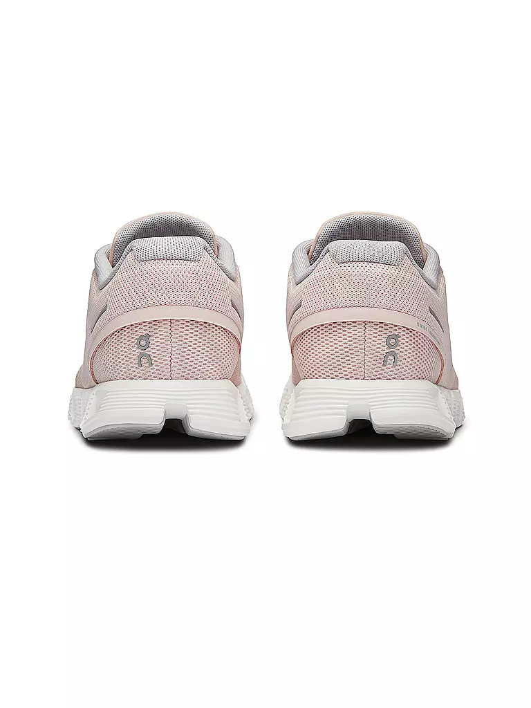 ON | Damen Laufschuhe Cloud 5 SHELL WHITE | rosa