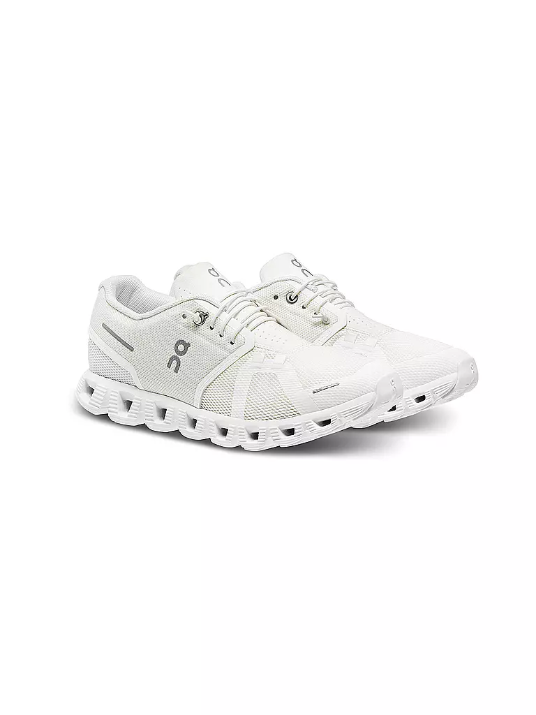 ON | Damen Laufschuhe Cloud 5 UNDYED WHITE | weiss