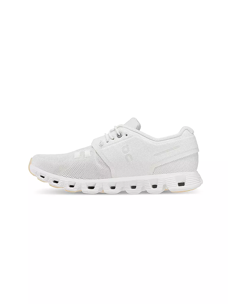 ON | Damen Laufschuhe Cloud 5 Undyed | weiss