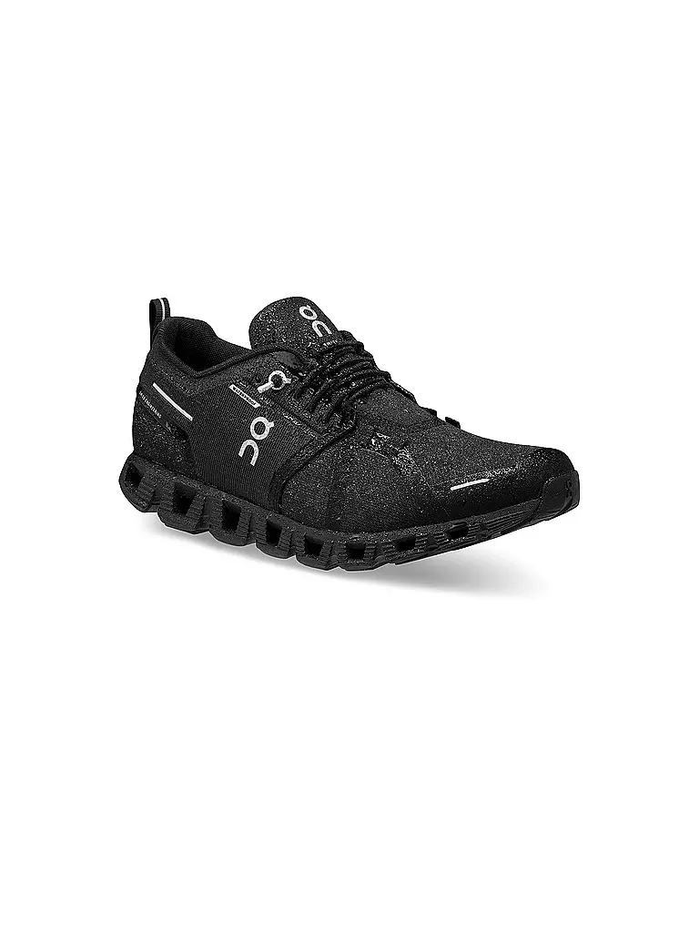 ON | Damen Laufschuhe Cloud 5 Waterproof ALL BLACK | schwarz