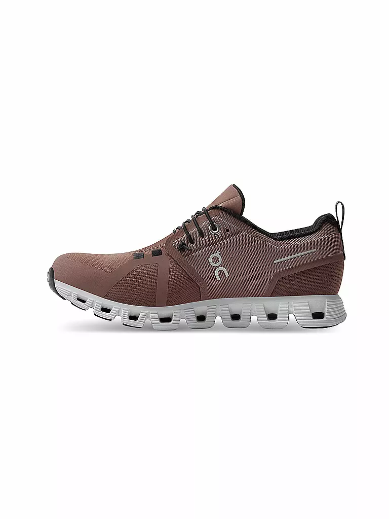 ON | Damen Laufschuhe Cloud 5 Waterproof COCOA / FROST | braun