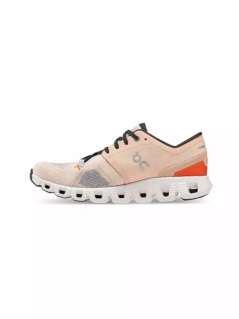 ON | Damen Laufschuhe Cloud X 3 ROSE SAND | rosa