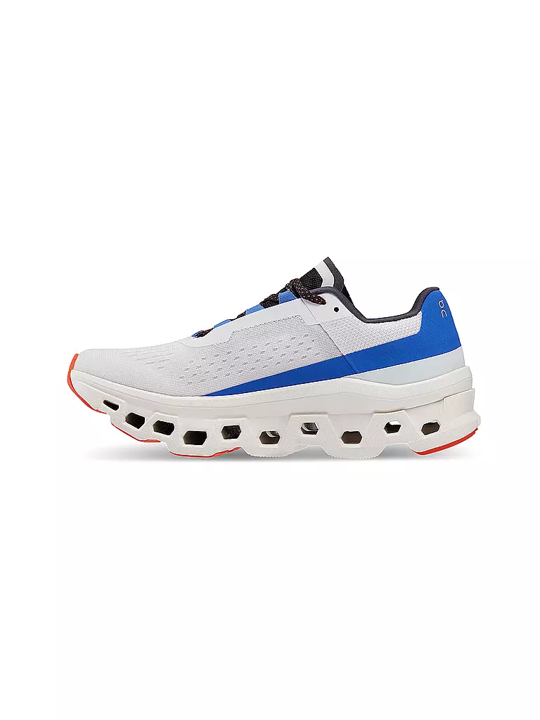 ON | Damen Laufschuhe Cloudmonster FROST COBALT | weiss