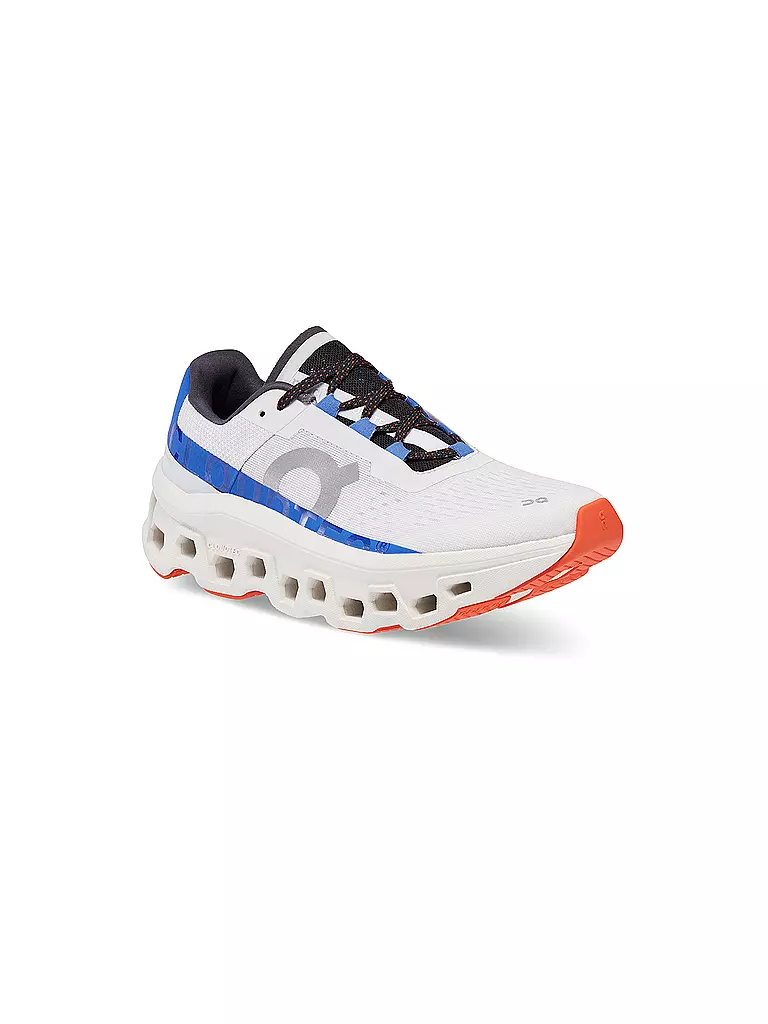 ON | Damen Laufschuhe Cloudmonster FROST COBALT | weiss