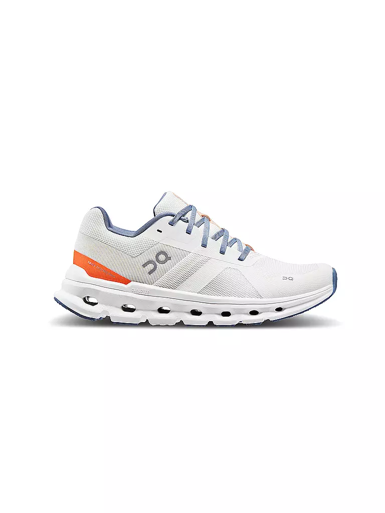 ON | Damen Laufschuhe Cloudrunner UNDYED-WHITE FLAME | weiss