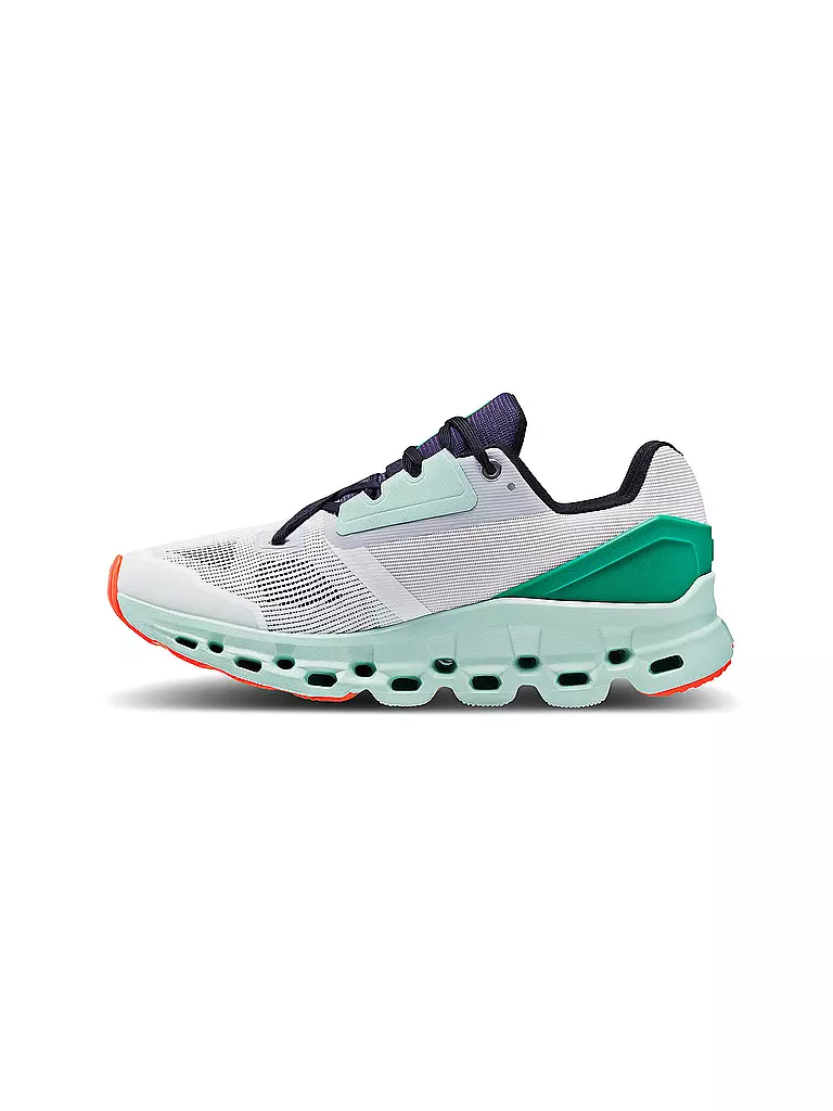 ON | Damen Laufschuhe Cloudstratus UNDYED-WHITE CREEK | blau