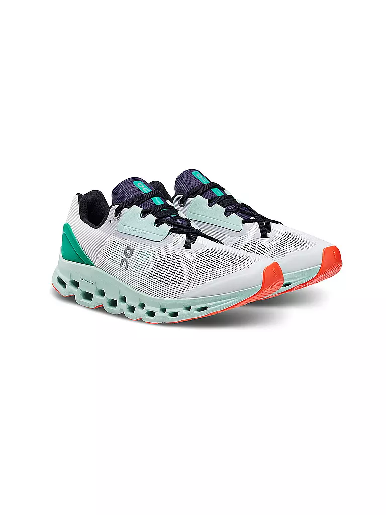 ON | Damen Laufschuhe Cloudstratus UNDYED-WHITE CREEK | blau