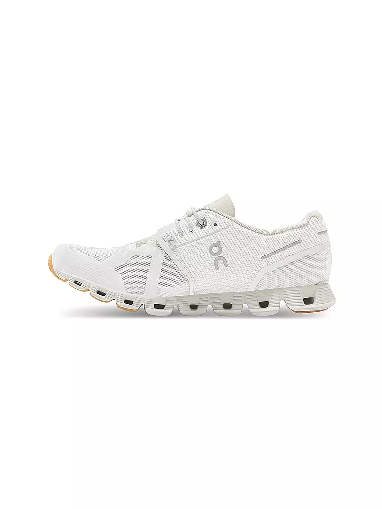 ON | Damen Laufschuhe The Cloud WHITE SAND | weiss