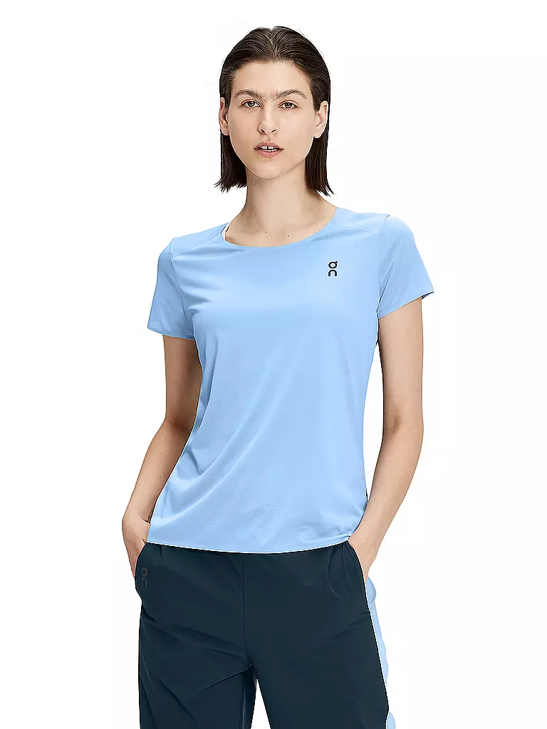 ON | Damen Laufshirt Performance-T | hellblau