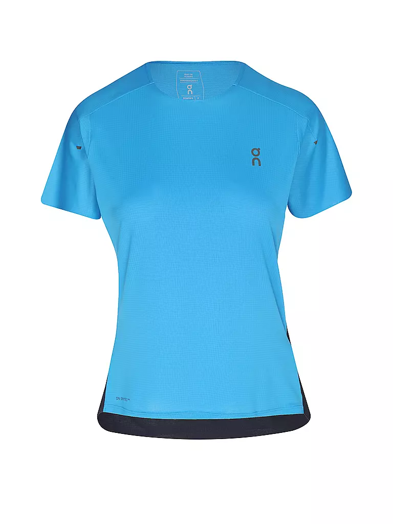 ON | Damen Laufshirt Performance-T | blau