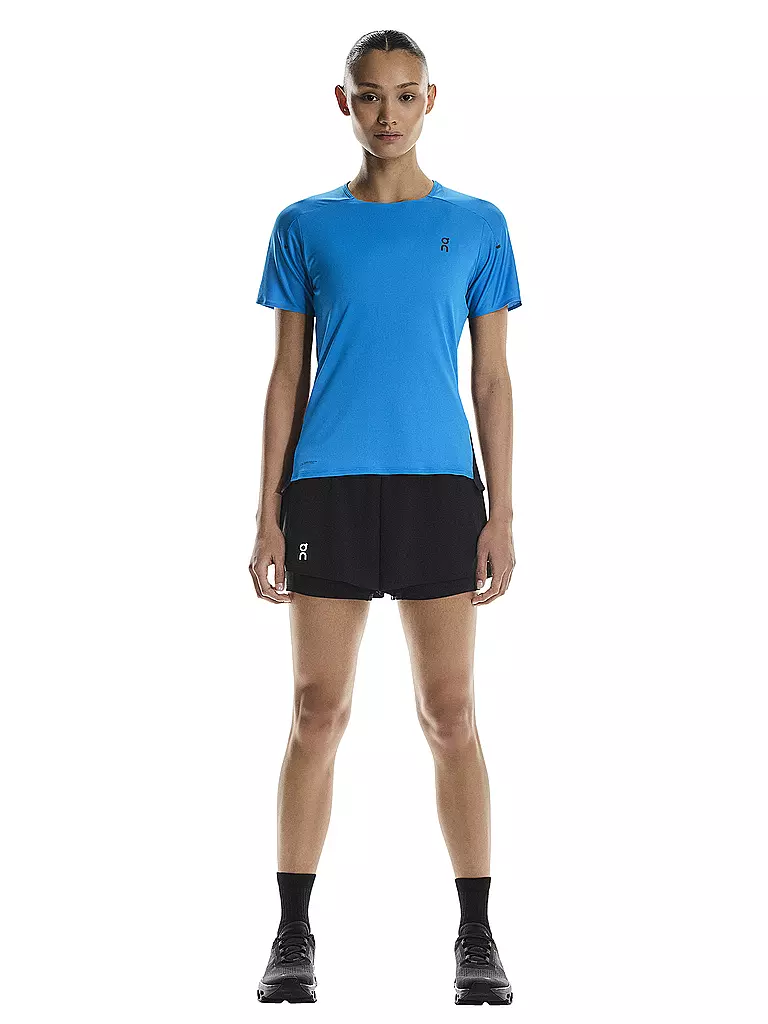ON | Damen Laufshirt Performance-T | blau