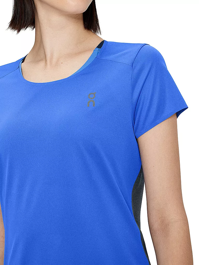 ON | Damen Laufshirt Performance-T | blau