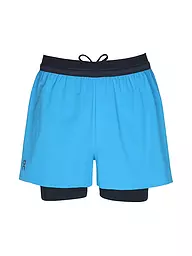 ON | Damen Laufshort 2in1 3" Performance | blau
