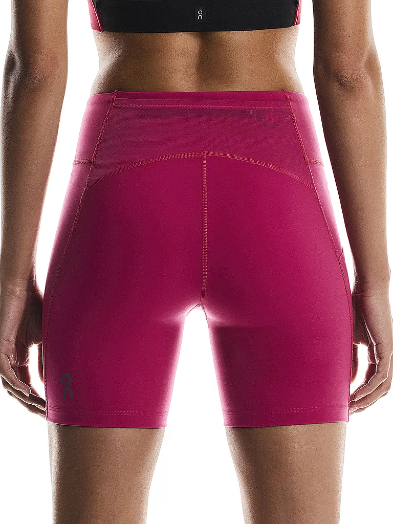 ON | Damen Laufshort Performance | dunkelrot