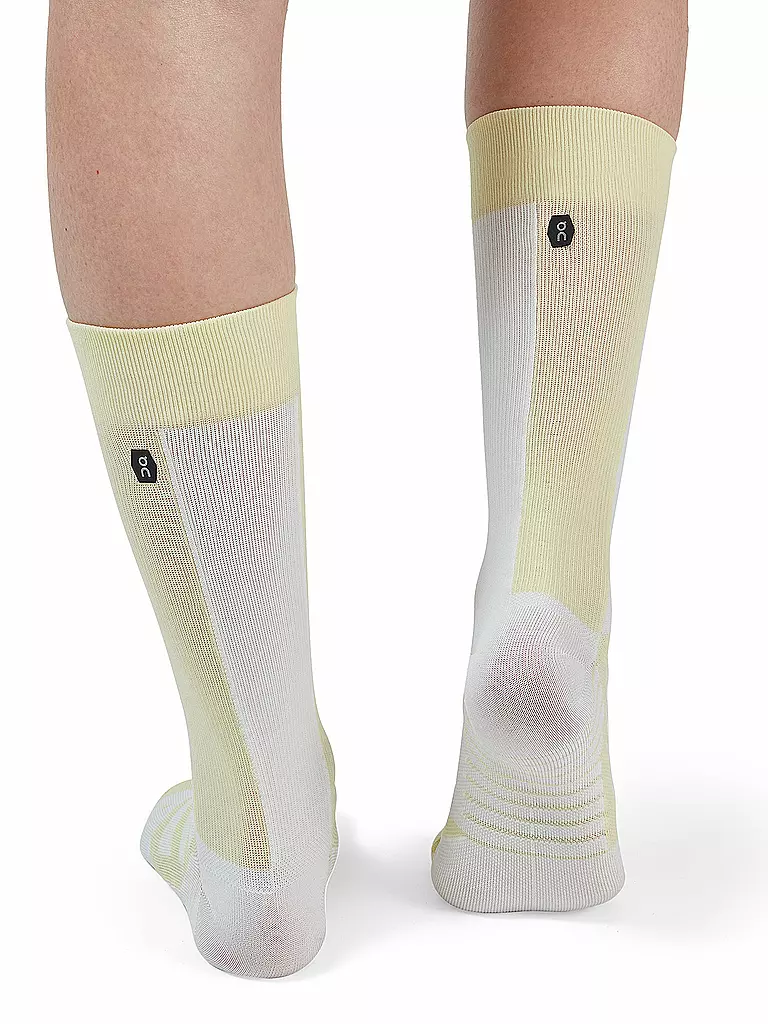 ON | Damen Laufsocken High Sock | gelb