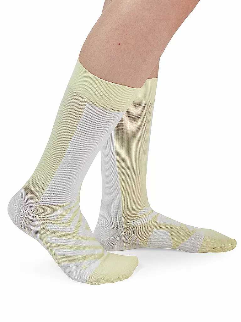 ON | Damen Laufsocken High Sock | gelb