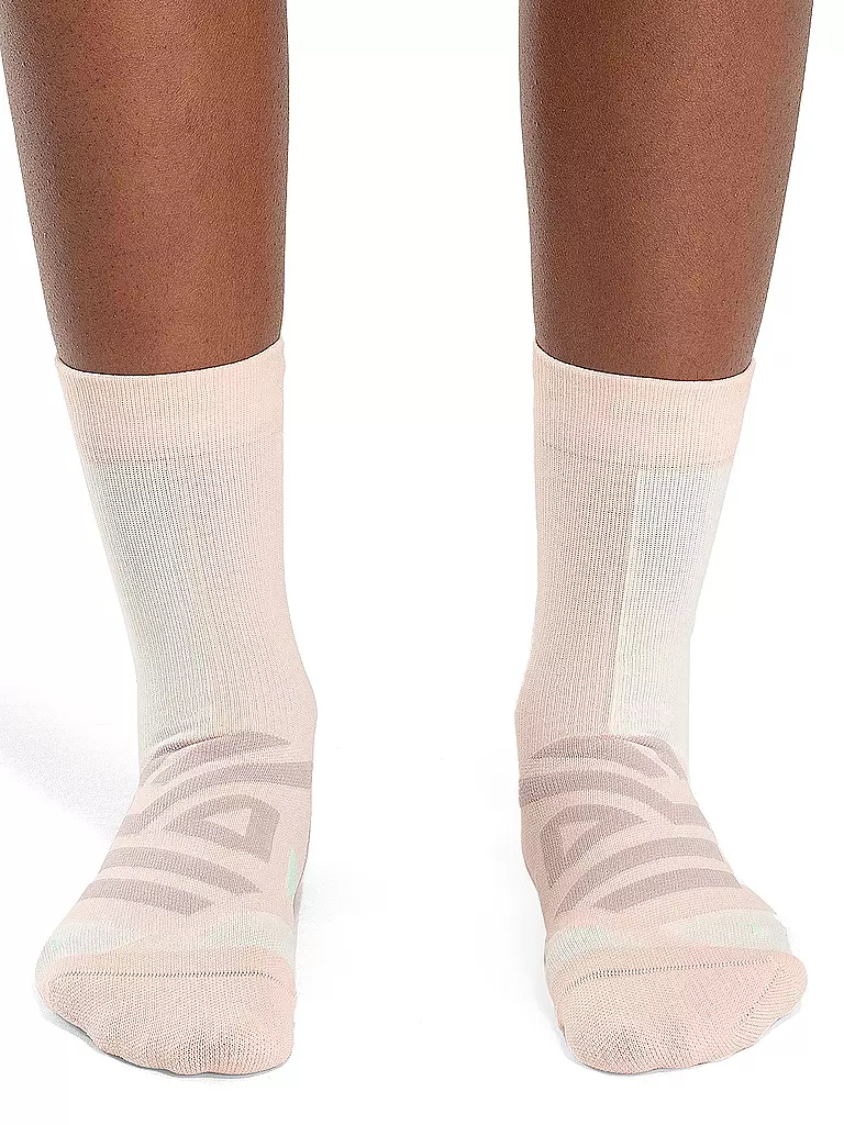 ON | Damen Laufsocken Performance High Sock | rosa