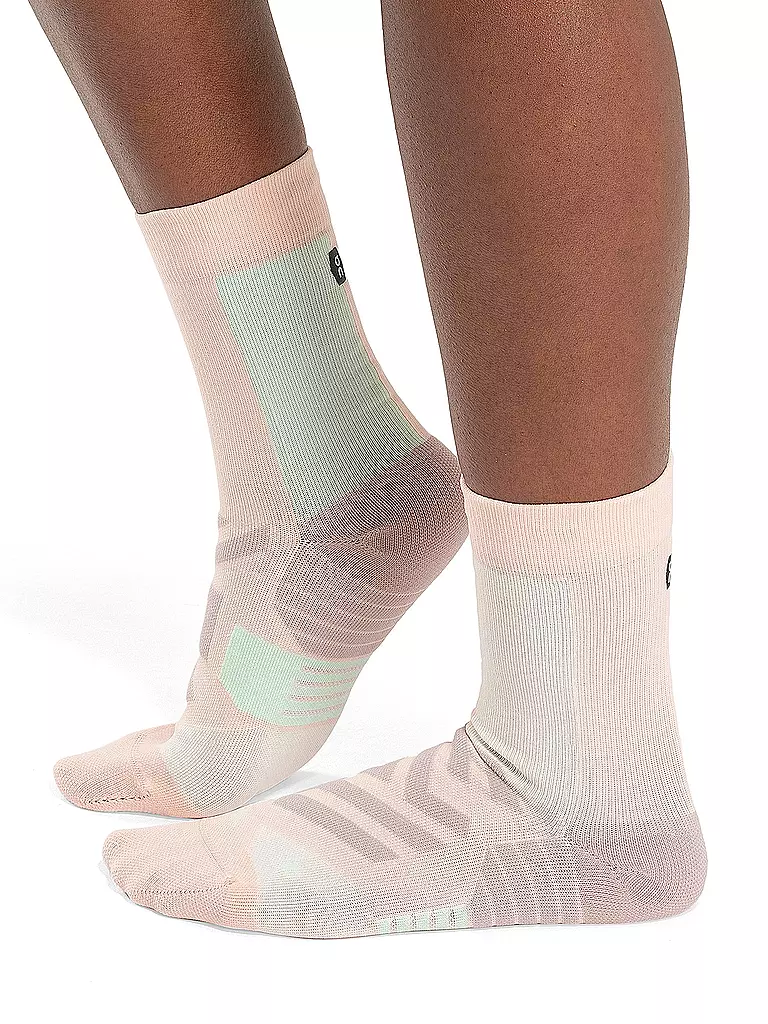 ON | Damen Laufsocken Performance High Sock | rosa