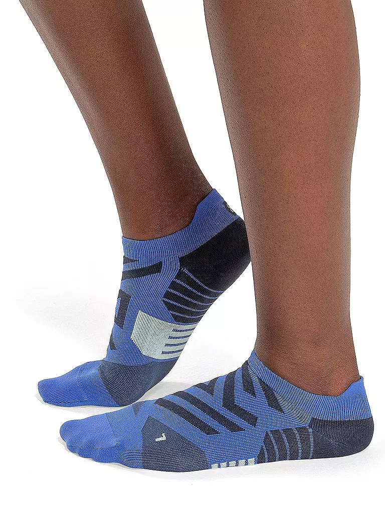 ON | Damen Laufsocken Performance Low Sock | blau