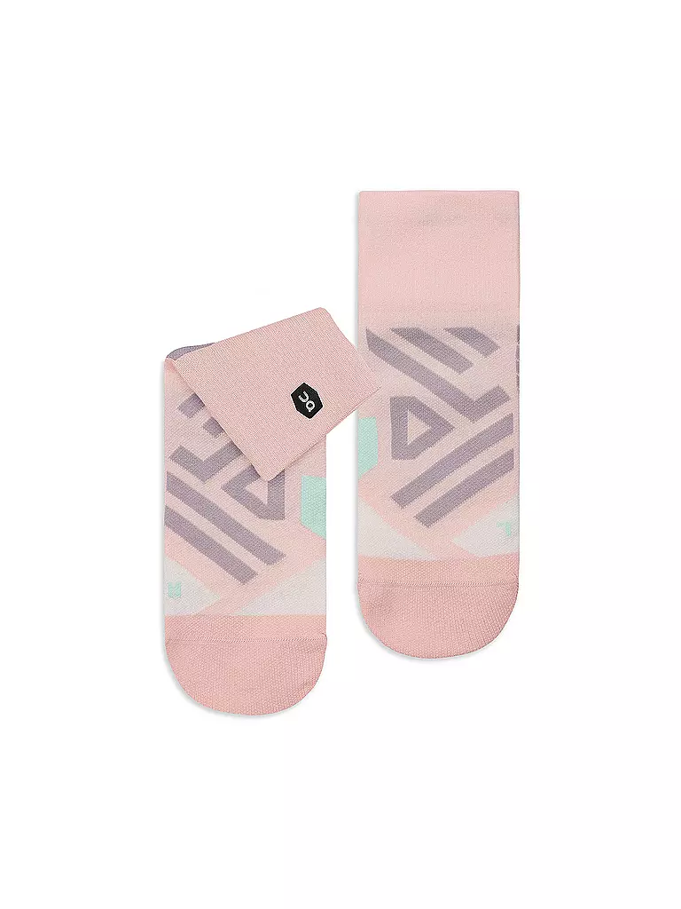 ON | Damen Laufsocken Performance Mid | rosa