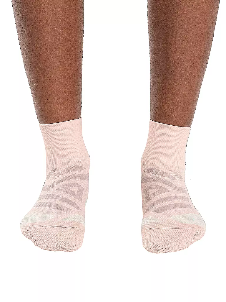 ON | Damen Laufsocken Performance Mid | rosa