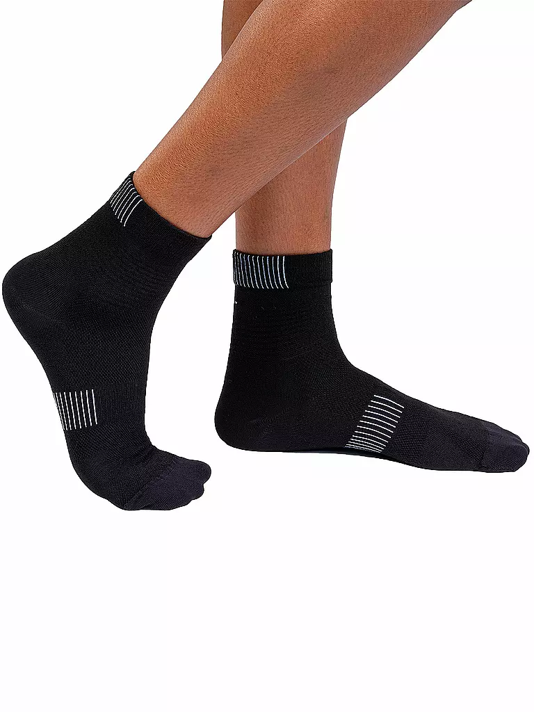 ON | Damen Laufsocken Ultralight Mid | schwarz