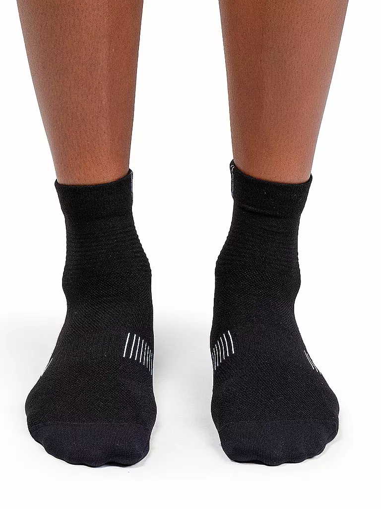 ON | Damen Laufsocken Ultralight Mid | schwarz