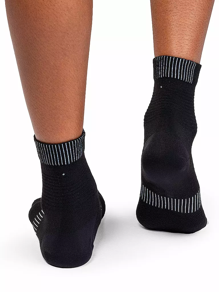 ON | Damen Laufsocken Ultralight Mid | schwarz