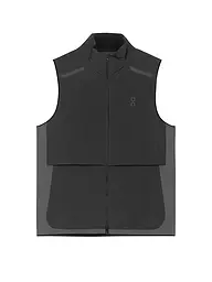 ON | Damen Laufweste Weather Vest | schwarz