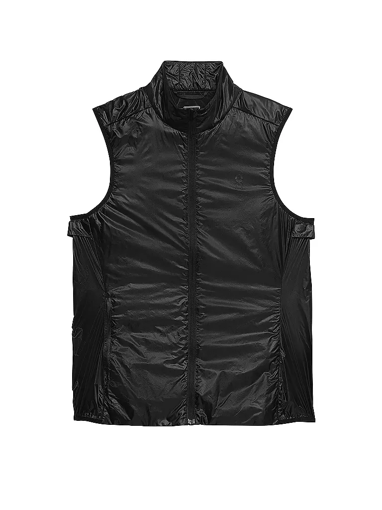 ON | Damen Laufweste Weather Vest | schwarz