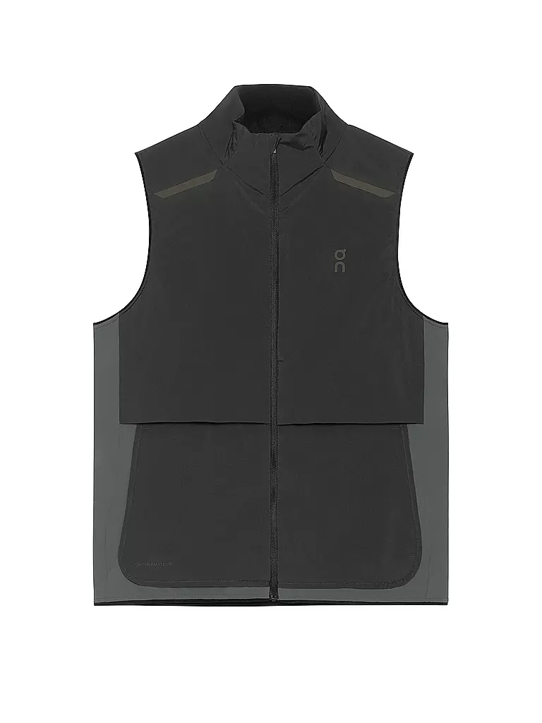 ON | Damen Laufweste Weather Vest | schwarz