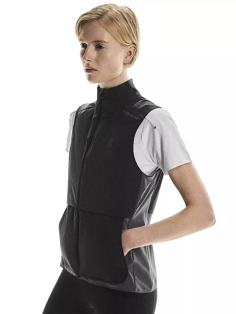 ON | Damen Laufweste Weather Vest | 