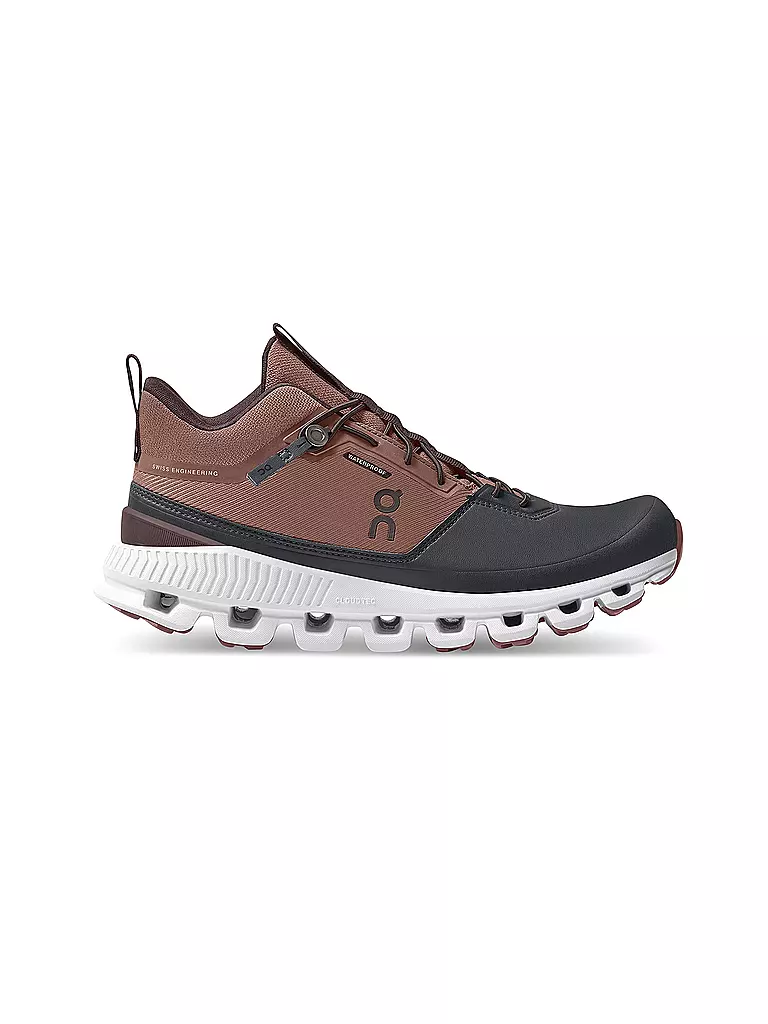 ON | Damen Schuhe Cloud Hi Waterproof | braun