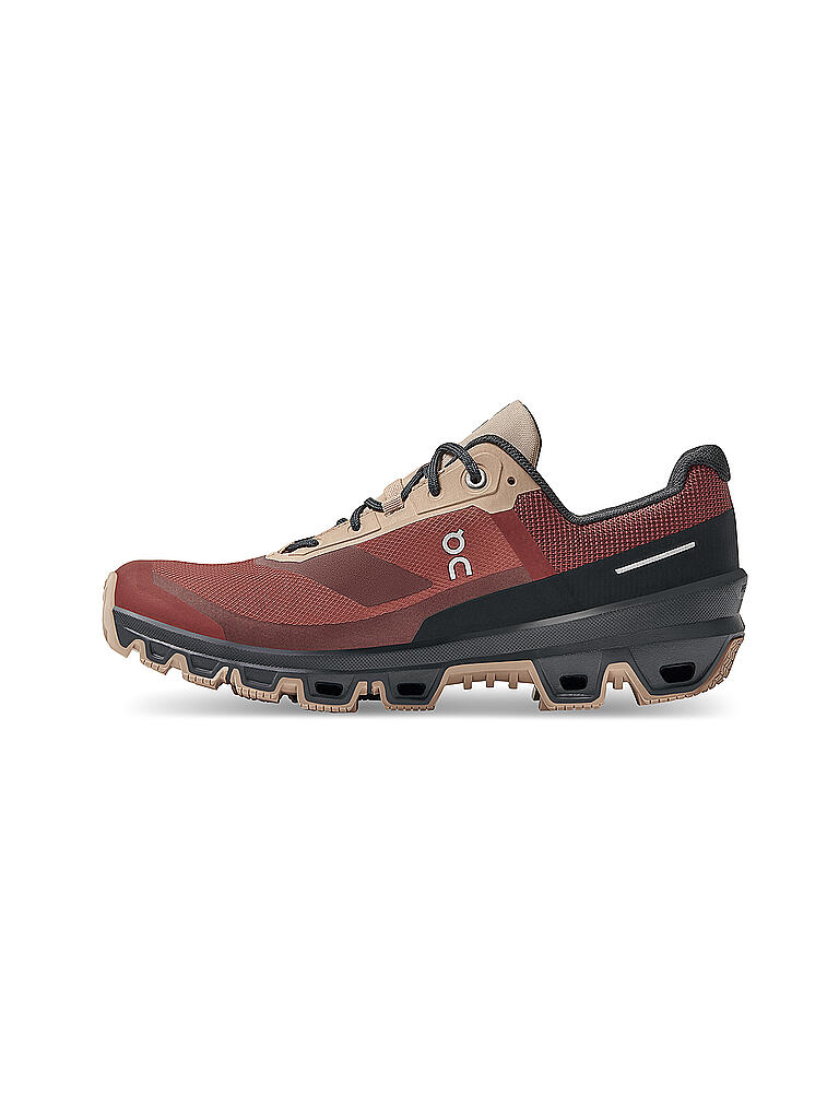 ON | Damen Traillaufschuhe Cloudventure Waterproof RUBY MAGNET | rot