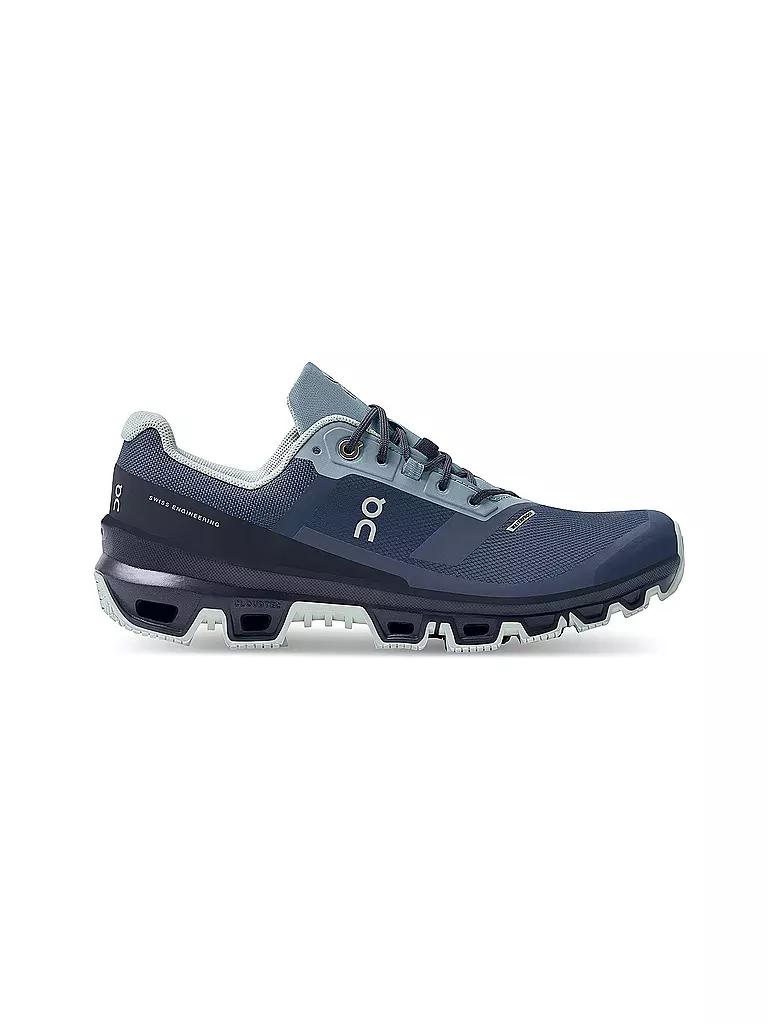 ON | Damen Traillaufschuhe Cloudventure Waterproof | blau