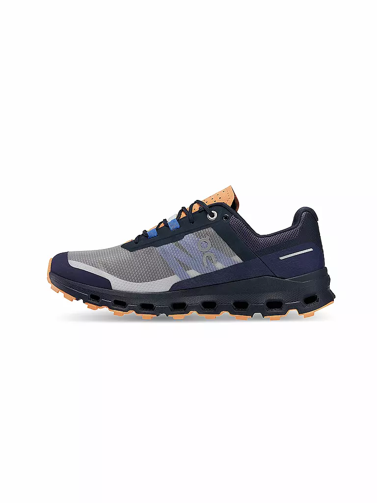 ON | Damen Traillaufschuhe Cloudvista MIDNIGHT COPPER | blau