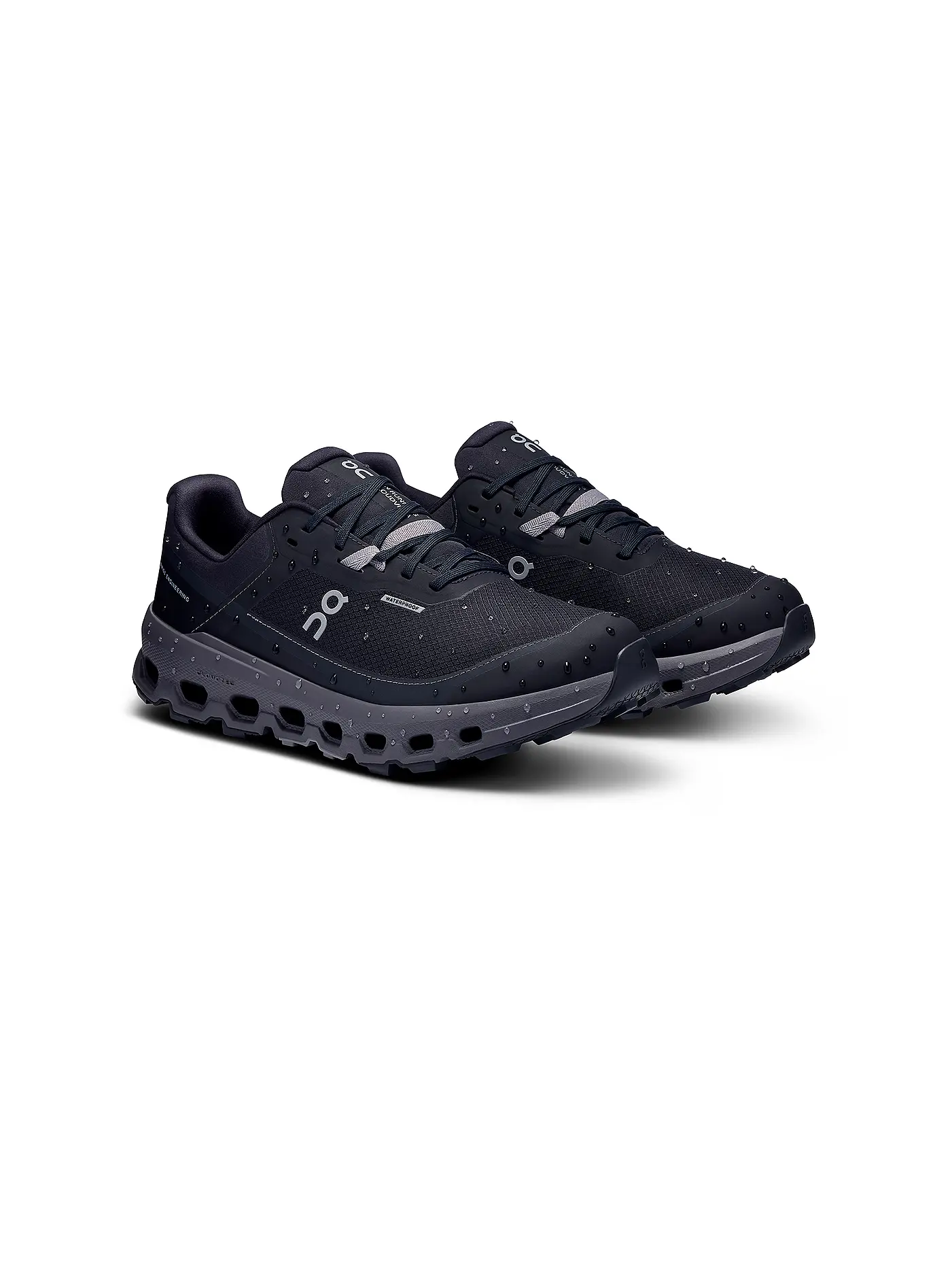 ON | Damen Traillaufschuhe Waterproof Cloudvista 2 | schwarz