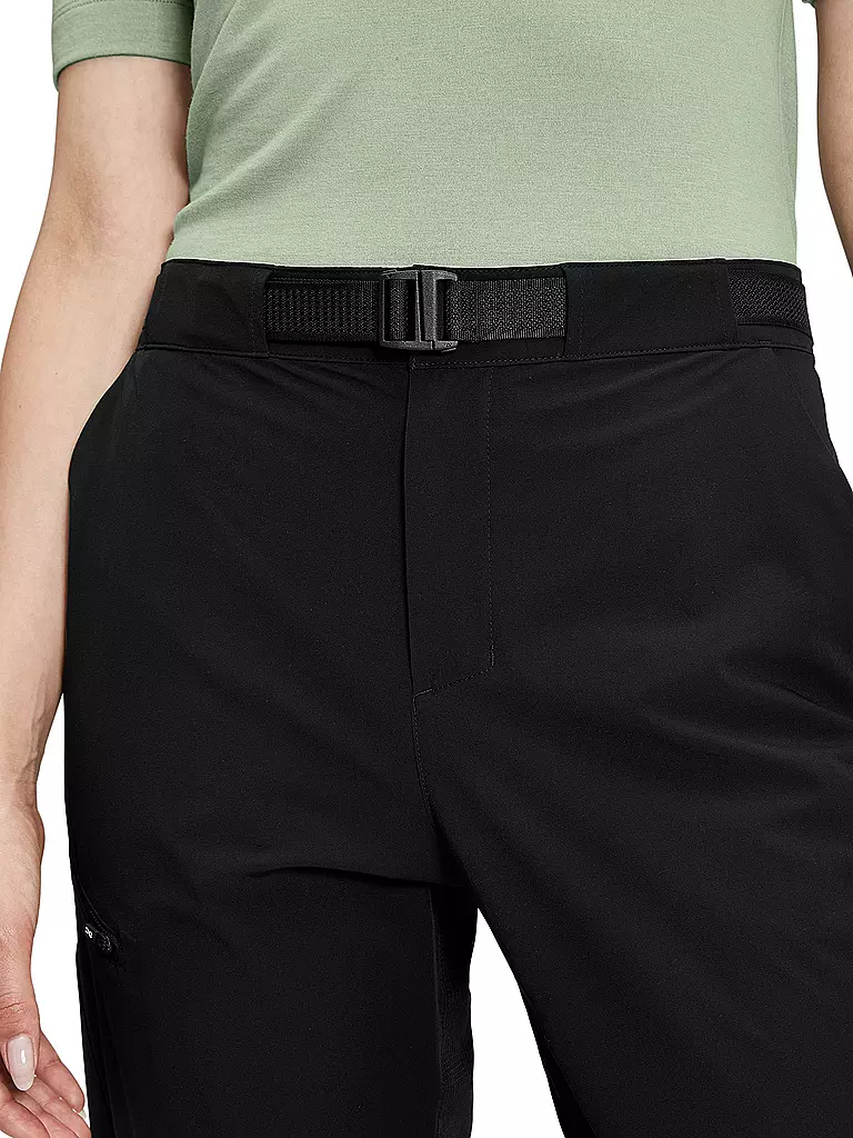 ON | Damen Wanderhose Trek | schwarz